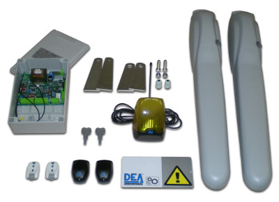 Ver tipos de motores para puertas y automatismos disponibles Kit completo de motor para puerta de garaje abatible