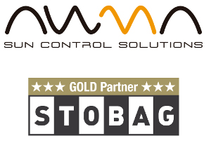 AWMA Stobag: Sistemas para la protección solar Logotipos de AWMA y Stobag
