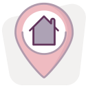 Icono de un localizador de empresas